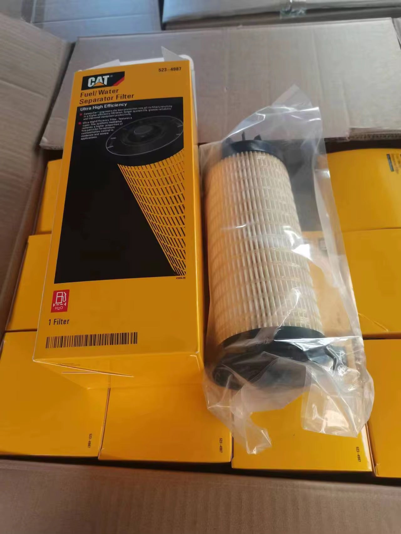 Water Separator PN: 523-4987, Genuine & Aftermarket we have all types of filters, contact us Now