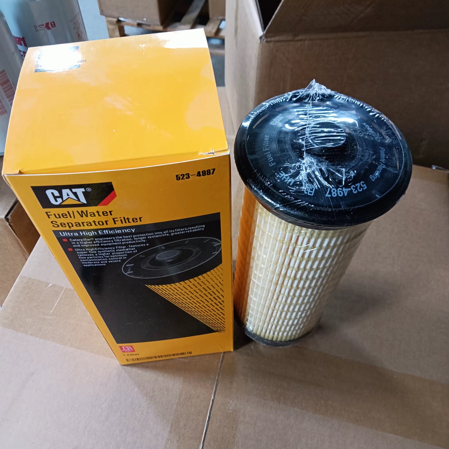 Water Separator PN: 523-4987, Genuine & Aftermarket we have all types of filters, contact us Now